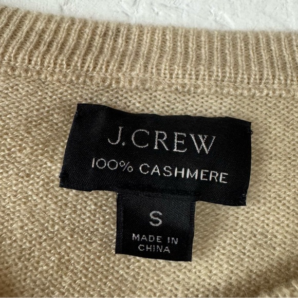 J Crew‎ Sweater Pullover Sweatshirt Knit Top Oatmeal Heather Marled Tan Beige - Picture 6 of 6